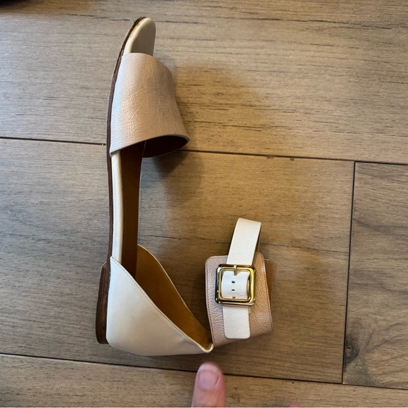 Chloe Tan Minimalist Sandals with Ankle Strap - Picture 4 of 4